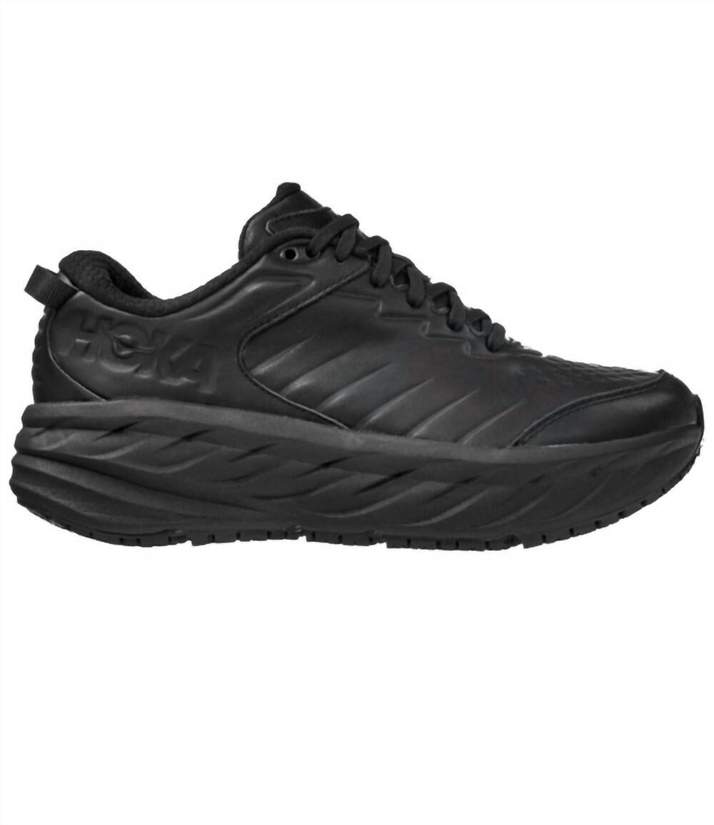 NEW HOKA men's bondi sr sneakers in black